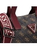 Guess Follie Shopper Tasche 32 cm in brown logo