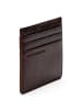 Farmhood Memphis Kreditkartenetui RFID Schutz Leder 10 cm in dark brown