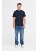 BLEND Rundhalsshirt BHFort in Dunkelblau