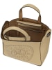 Karl Lagerfeld Bodybag K/ circle SM Tote Shearling in Safari