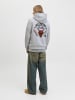 Jack & Jones Kapuzenpullover in Light Grey Melange