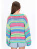 myMo Sweater in blue multicolor