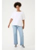 KAFFE curve Kurzarm-Bluse KCgabbi Regular fit in Optical White