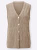 WITT WEIDEN Strickweste in sesam