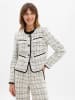 MARC CAIN COLLECTIONS Blazer in weiß schwarz