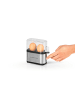 Gourmet Maxx Eierkocher Kompakt 2.0 250W schwarz/silber Silberfarben