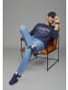 Man's World Langarmshirt in dunkelblau