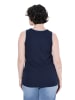 Ulla Popken Strick-Top in marine