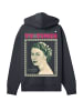 F4NT4STIC Hoodie TV Times Queen Elizabeth II 1957 Cover in off black