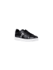 EA7 Emporio Armani Schwarz Schwarz und Weiß Leder Sneaker