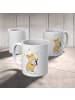 Mr. & Mrs. Panda Kaffeetasse Sängerin Herz ohne Spruch in Weiß