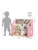BusyKids Bücherregal in rosa 59 x 39 x 61 cm