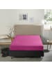 REDBEST Single-Jersey Boxspring-Spannbettlaken Denver in fuchsia