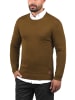 BLEND Strickpullover BHLars 20703347ME Strickpulli mit aufgestickten Ellenbogenpatches in Gelb