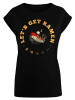 F4NT4STIC Extended Shoulder T-Shirt Lets get Ramen in schwarz