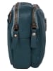 Samantha Look Umhängetasche echt Leder in blau