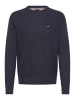FQ1924 Strickpullover FQGRANBY STRUCTURE CREW NECK in Blau
