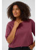 KAFFE curve T-shirt KCmina Loose fit in Windsor Wine