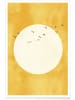 Juniqe Poster "Eternal Sunshine" in Gelb & Weiß