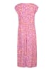 SAINT TROPEZ Kleid GislaSZ Gerade Passform in F.Pink Abstract Tye