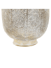 Beliani Laterne LANTAU in Gold/Weiß - (W) 25 x (H) 40 x (L) 25 cm