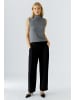 Oui Bundfaltenhose in black