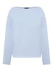 Zero  Strickpullover mit U-Bootausschnitt in Soft Chambray