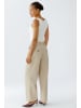 Oui Bundfaltenhose in light stone