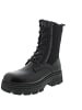 Calvin Klein Chunky Combat Laceup Zip Schnürstiefel Schwarz