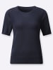 WITT WEIDEN Kurzarm-Pullover in marine