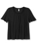 sheego T-Shirt in schwarz