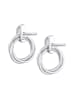 Elli Ohrringe 925 Sterling Silber Kreis in Silber