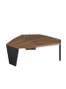 Angel Cerdá Couchtisch 2136 in Walnuss / Schwarz – (B)115 x (H)40 x (T)96 cm