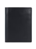 Esquire New Silk Geldbörse Leder 11.5 cm in schwarz
