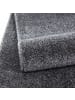 KADIMA DESIGN Teppich Kurzflor Uni Polypropylen Wohnzimmer in Grau