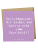 Mr. & Mrs. Panda Klappkarte Spruch Heilpädagogin Superkraft mit ... in Lavendeltraum