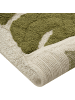 Beliani Kinderteppich BOTANIST in Beige/Grün - (W) 140 x (L) 200 cm
