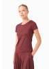 Organication T-Shirt "TATTUM" in Bordeaux