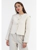faina Damen Kurze Blazerjacke in Wollweiss