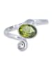 mantraroma 925er Silber - Ringe mit Peridot facettiert