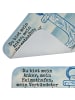 Mr. & Mrs. Panda Duschmatte Anker Blau Design mit Spruch in Weiß