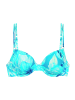 s.Oliver Bügel-Bikini-Top in türkis bedruckt