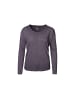 DAILY'S Rundkragen Langarmshirt in grau