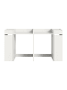 ebuy24 Waschmaschinenschrank Free (4-teilig) Weiß 190 x 60 cm
