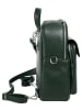 Cluty Rucksack echt Leder in dunkelgrün