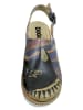 Dogo Akita Sandalen - Ancient Egypt in Blau