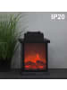 STAR Trading Kleiner LED Kamin ,Fireplace', batteriebetriebener Deko-Kamin, Flacker