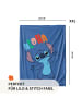 MTOnlinehandel Decke / Fleecedecke "Disney's Lilo & Stitch, Aloha" in Blau	