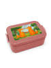 Mr. & Mrs. Panda Bento Box Füchse Liebe Design ohne Spruch in Rot Pastell