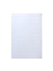 KADIMA DESIGN Teppich Waschbar Hochflor Uni Polyester Wohnzimmer in Weiß